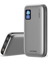 ASPERX 24000mAh 145W Power Bank Fast Charging, Laptop Portable Charger with Smart Digital Display, 3-Port Battery Pack for MacBook Pro/Air, iPhone 16/15, Galaxy S24, Dell, HP, iPad, AirPods, etc.