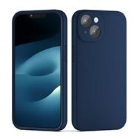 CALOOP Slim-Fit for iPhone 14 Pro Case,Sturdy Shockproof Hard Frame Cover with Anti-Scratch Microfiber Lining,Skin Soft Liquid Silicone,Full Protection for Screen and Camera Lens (Lavender Gray)