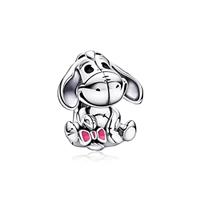 Doyafer 925 Sterling Silver Animal Pendant Charm, Cat, Dog, Firefly, Butterfly, Pendant Charms Set, For Women'S Bracelet Necklace