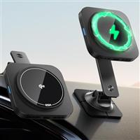 ESR for MagSafe Car Mount Charger[15W Fast Charging], Air Vent Dashboard Magnetic Phone Holder Car Wireless Charger for iPhone Air 17 Pro Max 16 15 14 Plus 13 12 Mini, Galaxy S25, MagSafe Accessories