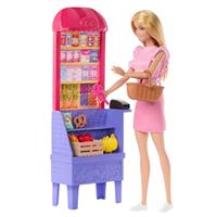 Barbie and Teresa Recipe for Friendship Fashion Doll & Playset, Malibu at the Market Theme with 11 Accessories Including Market Stand & Food, JCT05