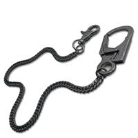 Ahiller Men's Wallet Chain - 25" Stainless Steel Heavy Duty Key Chain with Alloy Carabiner & Double Lock, for Biker Punk Style Accessories