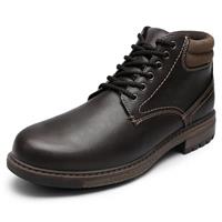 festooning Mens Boots Casual Chukka Faux Leather Boots for M