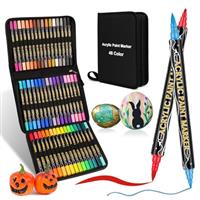colpart Dual Tip Acrylic Paint Pens Acrylic Markerss