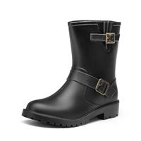 DREAM PAIRS Women Wellington Boots, Ladies' Wellies, Slip-On