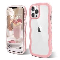 ORDA Candy Color Border Transparent Case Wave Edge