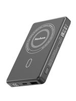 Magnetic Power Bank for Magsafe Phone - 10000mAh Fast Charging Wireless Portable Charger, USB C PD 20W QC3.0 4Output Slim External Battery Pack for iPhone