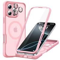 ESR for iPhone 16 Plus Case Set, 1 Set Individual Lens Protectors, Compatible with MagSafe Phone Case, Full-Coverage Military-Grade Protection, Scratch Resistant, Armor Series,Clear Black