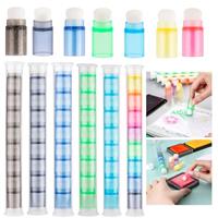7Pcs/Set Craft Scissors 3 in 1 Corner Rounder Paper Punch De