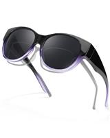 LVIOE Over Glasses Sunglasses for Women Polarised Fashion Ov