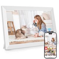 GGUA 10.1 Inch WiFi Digital Photo Frame Built in 32GB Memory, 1280x800 IPS LCD Touchscreen, Auto-Rotate and Audio, Quick and Easy Share Photos or Videos via the Frameo App, the Best Choice for Gifting