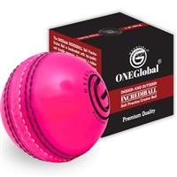 ONEGlobal Incrediball Soft Practice Cricket Ball | Outdoor & Indoor Rubber Cricket Ball With Core & Stitched Seam | For Practice, Honing Skills & Family Fun