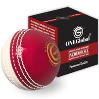 ONEGlobal Incrediball Soft Practice Cricket Ball | Outdoor & Indoor Rubber Cricket Ball With Core & Stitched Seam | For Practice, Honing Skills & Family Fun