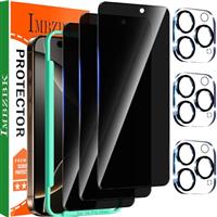 IMBZBK Screen Protector 3 Pack for iPhone Tempered Glass, N-G006