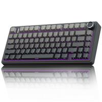 AULA F75 75% Wireless Mechanical Keyboard,2.4Ghz/Type-C/BT5.0 Gaming Keyboards,Advanced Structure,Side Engraved,RGB Backlight,Hot Swappable Custom Keyboard for PC/Mac