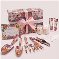 BlueMars Gardening Gifts For Women,Garden Tool Set with Trowel Fork Rake Pruner Transplanter Gloves,2x Hand Cream, 2x Aromatherapy Candle, 30x Plant Labels & Pen,Birthday For Mum Ladies
