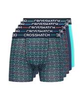 Crosshatch 3 & 5 Pack Men's Boxers, Mens Underwear Multipack, Cotton Trunks Briefs S, M, L, XL, XXL,XXXL by Clothing247