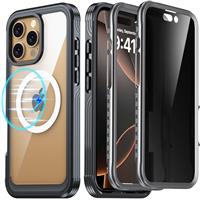 AMILIFECASES Magnetic for iPhone 16 Plus Case, [1X 9H Screen