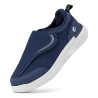 FitVille Mens Extra Wide Fit Diabetic Shoes with Adjustable Strap Easy Close Walking Trainers for Swollen Feet Plantar Fasciitis V9