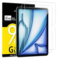 NEW'C 2 Pack Designed for iPad (A16) 11th Generation 2025, iPad 10th Generation 10.9 Pouces 2022 Screen Protector Tempered Glass, Bubble Free, Ultra Resistant (Easy Installation Frame)