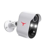 Aiwit 1080p Wireless Security Camera, Indoor/Outdoor Surveillance Bullet Cam, Live View, AI Human Detection, Night Vision, 2-Way Audio, Cloud Storage (4 Spotlights)