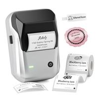 NIIMBOT B1 Portable Label Printer, Bluetooth Label Maker Machine, 20-50mm Printing Size, Large Waterproof Label, Powerful APP, Inkless Labeler for Clothing,Spice, Address, Barcode,Logo