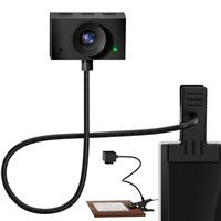 Danyesth Eye Contact Webcam for PC,1080P Center Cam with Microphone Plug & Play Computer Camera with adjustable Gooseneck,Middle Screen Webcam for Zoom,Video Call, Skype, Teams
