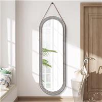 AAZZKANG Mirrors for Wall Rustic Wood Framed Mirror Large 65