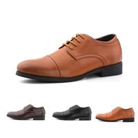 Hitmars Mens Oxfords Shoes Men's Lace Up Derbys Shoes Business Formal Dress Shoes Black Brown UK 5-13