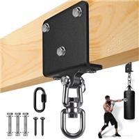 BeneLabel Punching Bag Hanger, Boxing Bag Bracket Beam Mount Heavy Bag Hanging Hook Hardware for Speeding Exercise Muay Thai Training Swing Hammock Chair