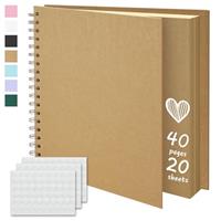 The Stories of Us Scrapbook Photo Album Hard Craft Paper Memory Book for Wedding, Birthday