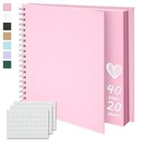 The Stories of Us Scrapbook Photo Album Hard Craft Paper Memory Book for Wedding, Birthday