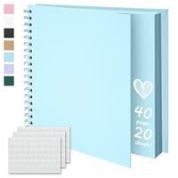 The Stories of Us Scrapbook Photo Album Hard Craft Paper Memory Book for Wedding, Birthday