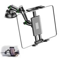 CMANLNYK Car Tablet Phone Holder - 360 Rotating Adjustable Tablet Holder Car Mount Suitable for Ipad Iphone 5"-13"