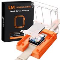 UniqueMe for Apple Watch Ultra/Utrla 2 Screen Protector 49mm - 2 Pack [Strong Asorption] [Ceramic Film Not Glass] Bubble-Free Anti-Scratch HD Clear Cover Soft Film iWatch Easy Installation