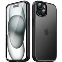 TIIXXA Matte Case for iPhone 13 6.1-Inch, Shockproof Drop Protection, Frosted Translucent Back Phone Cover, Anti-Fingerprint (Purple)