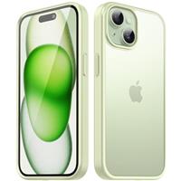 TIIXXA Matte Case for iPhone 15 Pro Max Case 6.7-Inch, Shockproof Drop Protection, Frosted Translucent Back Phone Cover, Anti-Fingerprint (Natural Titanium)