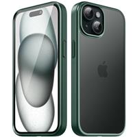 TIIXXA Matte Case for iPhone 13 6.1-Inch, Shockproof Drop Protection, Frosted Translucent Back Phone Cover, Anti-Fingerprint (Purple)
