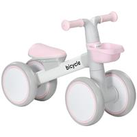AIYAPLAY Kids Balance Bike for 1-3 Years Old, No Pedal Toddler Balance Bike with Adjustable Seat, Silent Wheels, Training Bike for Boys and Girls