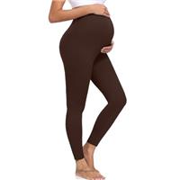 ACTINPUT Maternity Leggings Over Bump High Waist Black Pregnancy Pants Soft Belly Support Stretchy Workout Yoga Trousers