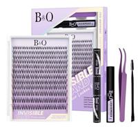 B&Qaugen Lash Extension Kit 3D Thick Lash Clusters Kit 280pcs