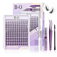 B&Qaugen Lash Extension Kit 3D Thick Lash Clusters Kit 280pcs