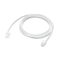 Uvital BT Telephone Extension Cable 5M, White BT Male to 6P4C Female, Compatible with UK Landline Phone, Fax, Home and Office Use