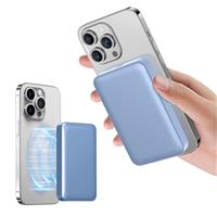 Mag-safe Wireless Power Bank for iPhone, Fast Charging 10000mAh Strong Magnetic Portable Phone Charger, [Alloy Made] 22.5W PD USB-C Battery Pack for iPhone 16/15/14/13/12 (Black)