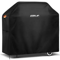 Ezilif BBQ Cover, Waterproof Barbecue Covers, Oxford Heavy Duty Large BBQ Cover with Reflective Strips, Rip-Proof, UV & Waterproof Outdoor Gas BBQ Cover for Weber, Brinkmann, Char Broil
