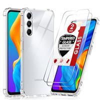 LeYi for Samsung Galaxy A15 4G/5G Case: and 2 Tempered Glass