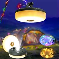 Camping String Lights 10M,2 in 1 RGB & Warm USB Fairy Lights 8 Lighting Modes,Rechargeable tent lights 30s Roll up Portable Stowable String Light for Garden,Gazebo,Camping,Party,Christmas