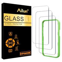 Ailun Glass Screen Protector for iPhone 11 6.1/12 6.1/12 6.7/13 6.1/13 6.7/14 6.1/14 6.7/15 6.1/15 6.7/16 6.3/16 6.9_