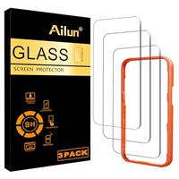 Ailun Glass Screen Protector for iPhone 11 6.1/12 6.1/12 6.7/13 6.1/13 6.7/14 6.1/14 6.7/15 6.1/15 6.7/16 6.3/16 6.9_