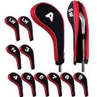 Black Warning Golf Blade Putter Cover,1 Piece in Pack, Doubl